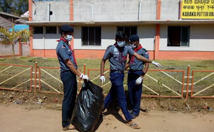 Community Service at Railway station, RTO Office