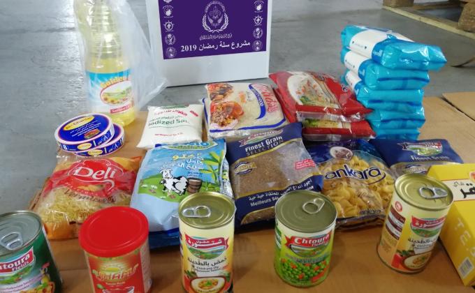  فوج السلطان صلاح الدين الايوبي، مفوضية  بيروت، في جمعية الكشاف المسلم في لبنان يقوم بتوزيع حصص غذائية على الفقراء 