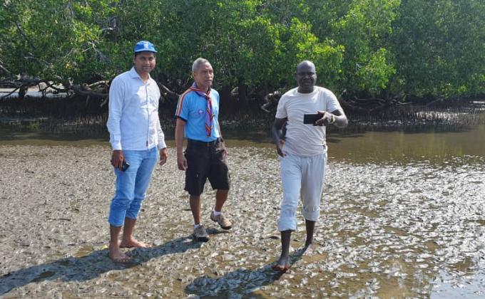 Survey Location for Planting the Mangrove trees 