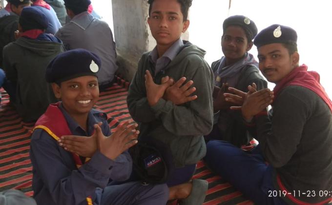 MESSENGERS OF PEACE WORKSHOP AT K V GOPALGANJ BIHAR