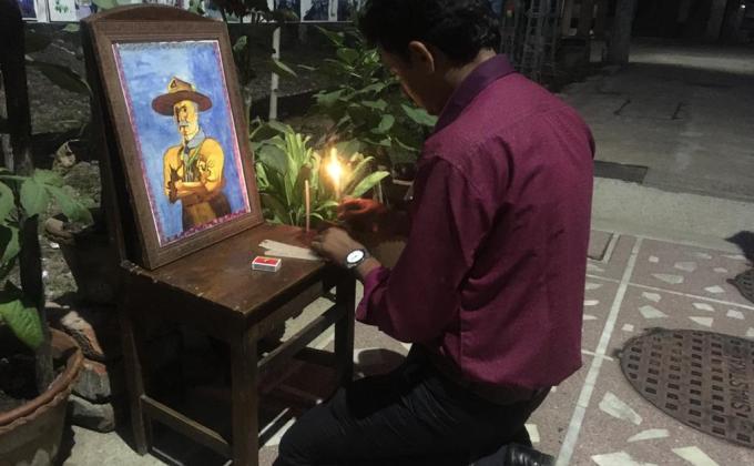 Birthday celebration of Scout Chief 