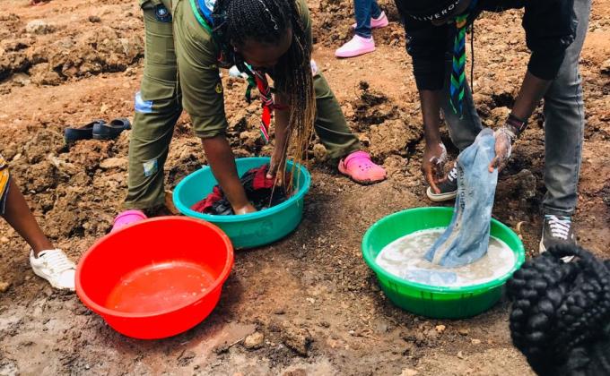 SCOUTS FROM KENYA OFFER SERVICE AT A CHILDREN'S HOME IN NAIROBI