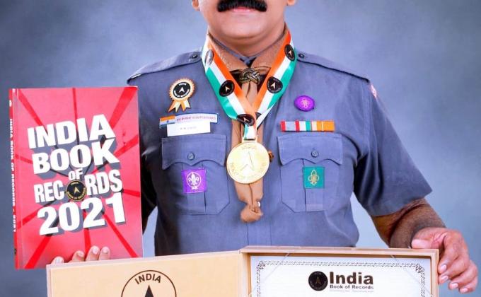 Adventure Karate Demonstration India Book of Record of 2022.