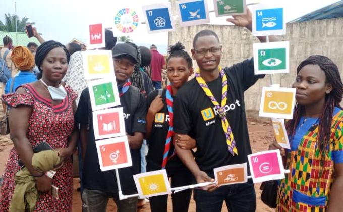Participation au premier u-action au Benin