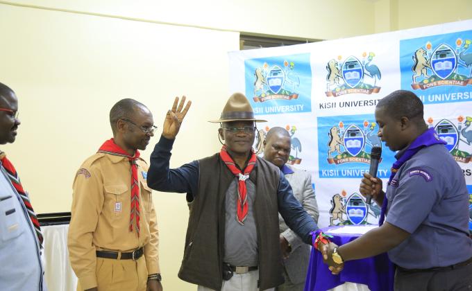 Kisii County Governor Joins Scouting