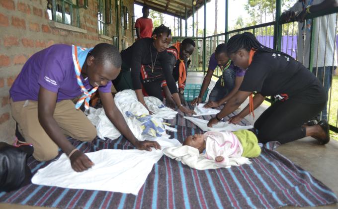 Scouts offer service at Rehema PEFA and Springs of Life Children's homes 