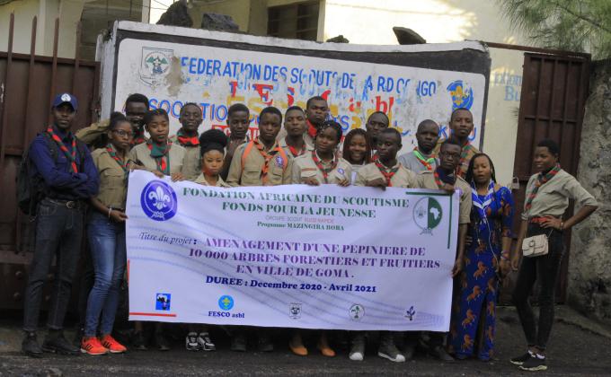 FORMATION DE 30 JEUNES PAIRS  ÉCOLOGISTES EN VILLE DE GOMA ( RÉPUBLIQUE DÉMOCRATIQUE DU CONGO) 