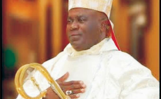 THE CATHOLIC BISHOP OF UYO CATHOLIC DIOCESE JOINS THE SCOUT MOVEMENT.