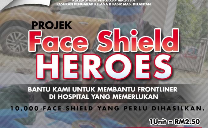 Face Shield Heroes for Front liners in Malaysia