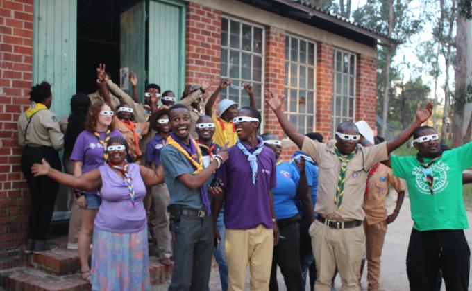 New Scouts go Solar Activities in Zimbabwe
