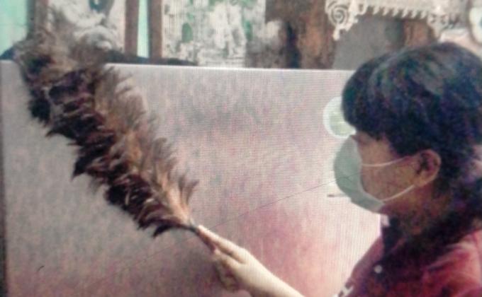 ปัดฝุ่นตู้เย็น