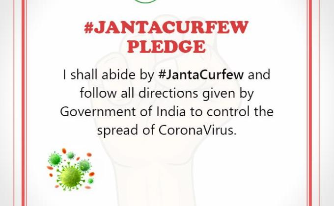 India observes Janata Curfew, millons stay at home. Scouts and Guides across support this step and create thanks giving video