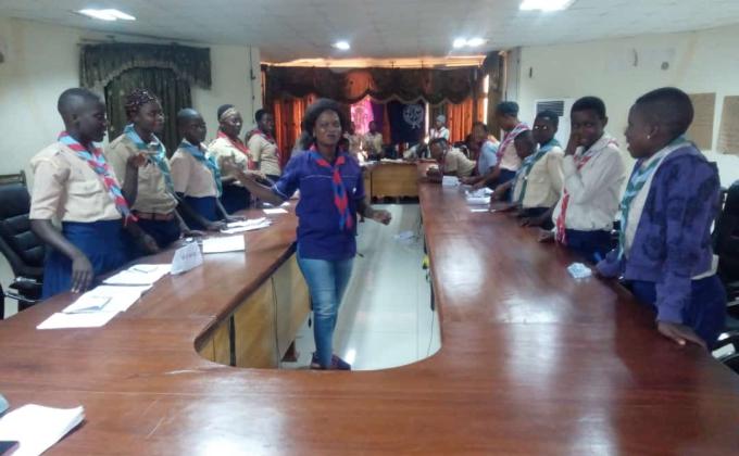 Journée Internationale des Droits de la Femme JIF dans la Région  Mono-Couffo avec le District Scout Lokossa nord  