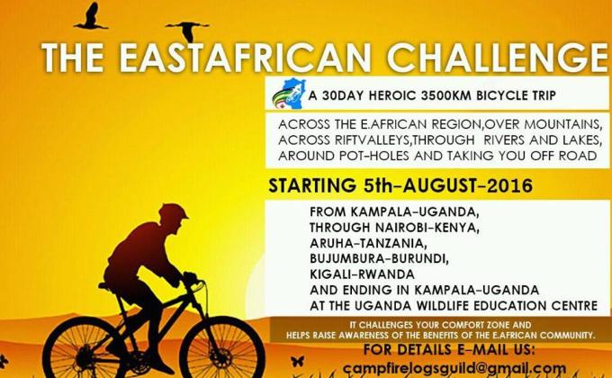 THE EAST AFRICAN CYCLING CHALLENGE  3500 km
