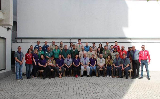Ukrainian scouts at the III Europe-Eurasia Meeting