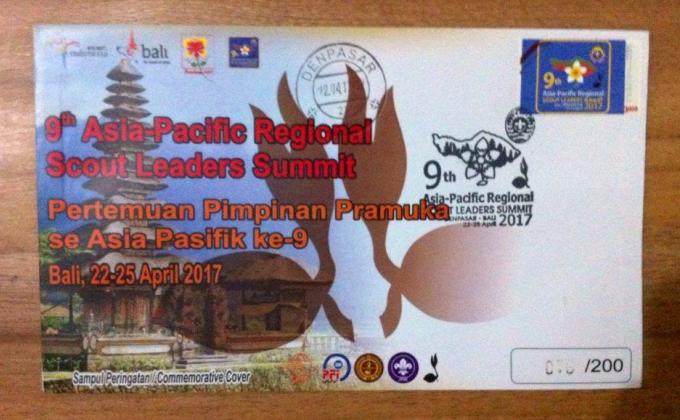 A Special Cover to Marked the 9th APR Scout Leaders Summit in Bali, Indonesia