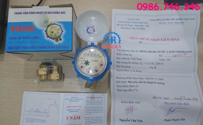Dong ho nuoc Hakura nhap khau chinh hang, chat luong tot nhat da kiem dinh