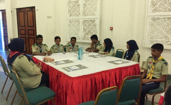 Scouts participated in the National Waste Management Symposium 