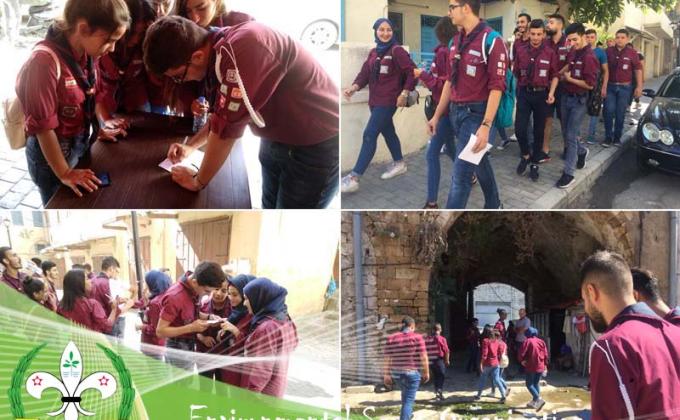 جولة لكشافة البيئة في الميناء بعنوان:  لا تحمل يدي إلا الخير لبلدي