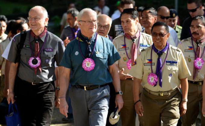King Carl XVI Gustaf and VP Jejomar Binay