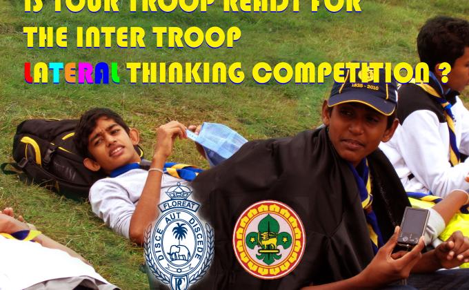 Inter troop Lateral Thinking Competitions
