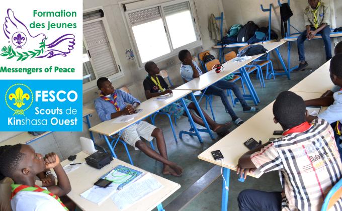Introducting Youth of Scout District Kinshasa-Ouest to MoP Concepts