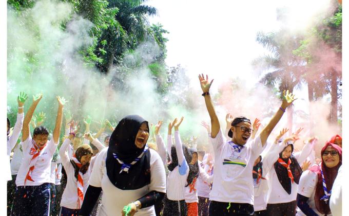 The Peace Run in Indonesia