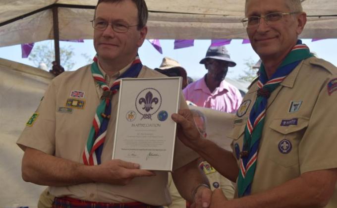 Scouts Build Community Kindergarten and Garden for a Village in Namibia