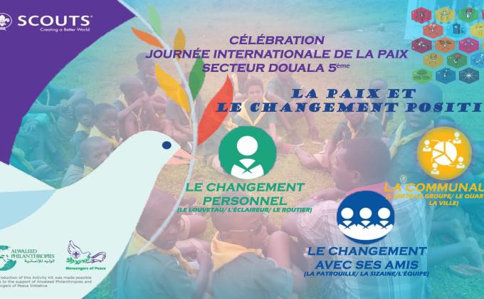 International Peace Day in Douala 5th Scout Sector in Cameroon