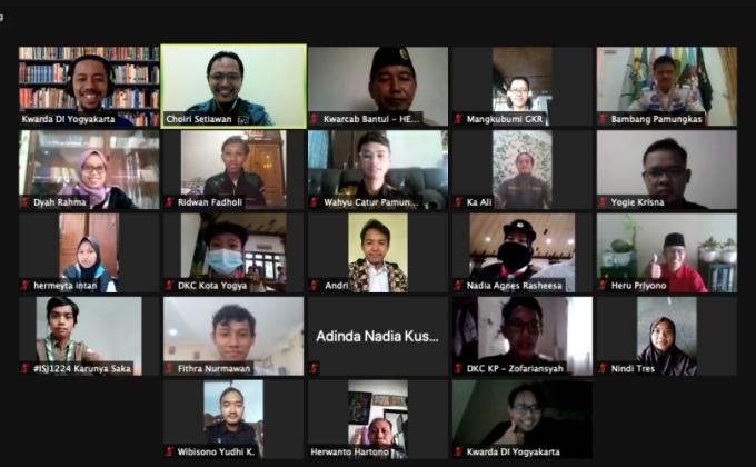 Kak GKR Mangkubumi Mengajak Peserta Bimtek Jurnalistik Terus Mewartakan Kegiatan Kepramukaan
