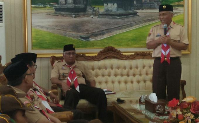 Kontingen Persari Siaga Kwarcab Banjarnegara Dilepas