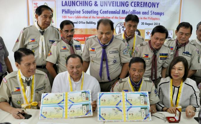 BSP launches commemorative medallion and stamp for Scouting centennial