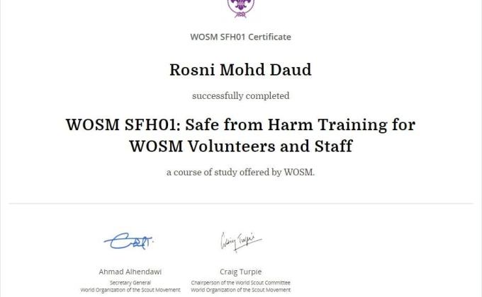 WOSM SFH01: Safe from Harm Training for WOSM Volunteers and Staff