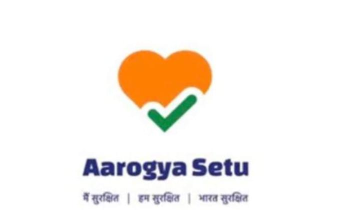 आरोग्य सेतु एप।