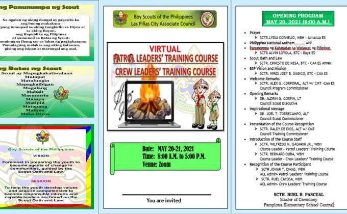 Online Patrol Leader Training Course and Crew Leader Training Course of Las Pinas City Associate Council