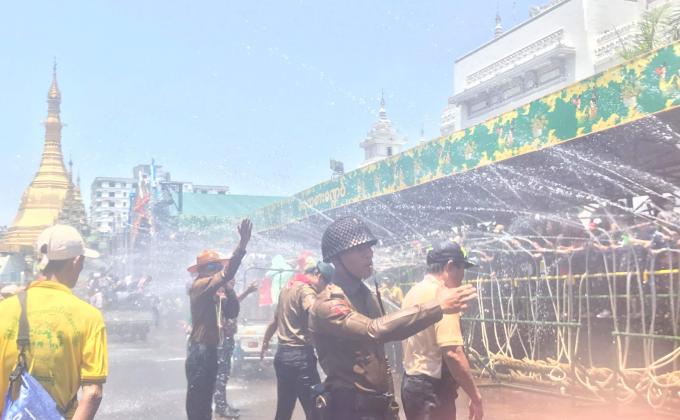 Rovers in Action : Myanmar Water Festival ( Traditional Thingyan Festival) Service
