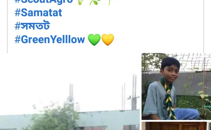 Cub Scouts of Samatat Open Scout Group take part in "Scouts Argo" by planting trees 