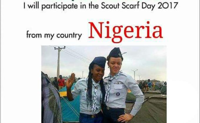 Celebrating scout scarf day 2017