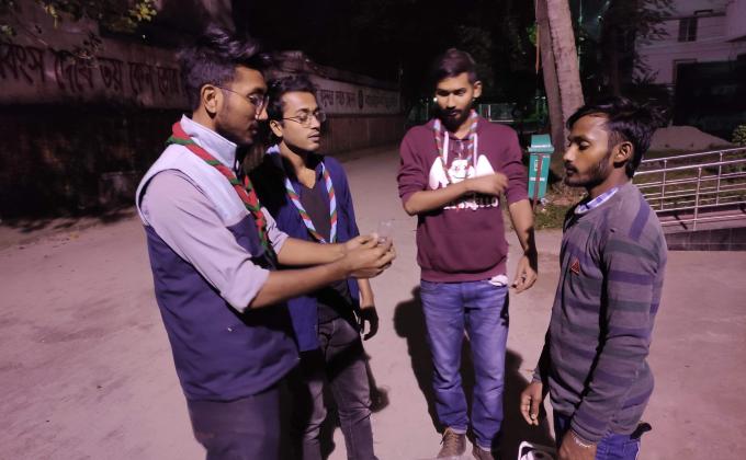 প্লাস্টিক টাইড টানার্র চ্যালেঞ্জ ব্যাজ : 

প্রারম্ভিক পযার্য় :সমাজ সেবা