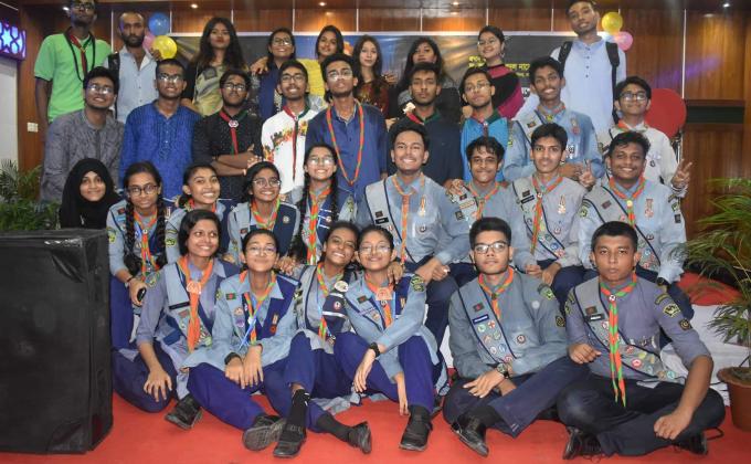 Group camp of Ideal School and College Scout group
