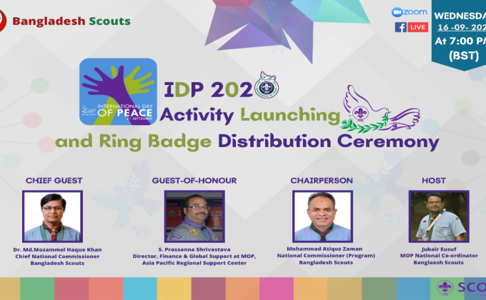 International Day of Peace 2020 Activity Launching & Ring Badge Distribution Ceremony.