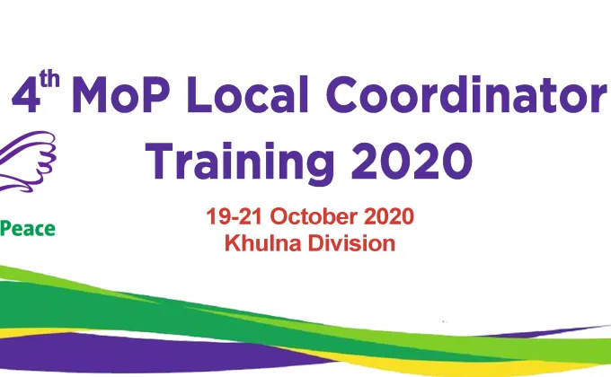 4th Mop Local Coordinator Training 2020-19-21 October 2020 Khulna Division. 