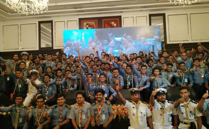 President's Scout at Bangladsh Scout's