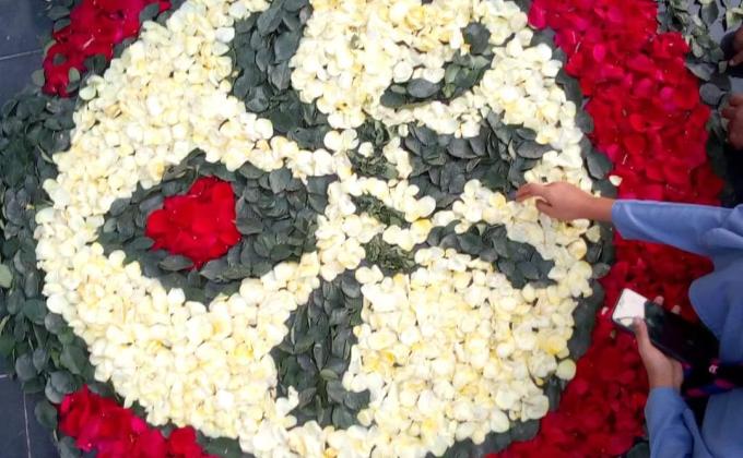 ২১শে ফেব্রুয়ারি ২০২০।শহীদদের প্রতি শ্রদ্ধাজ্ঞাপন। 