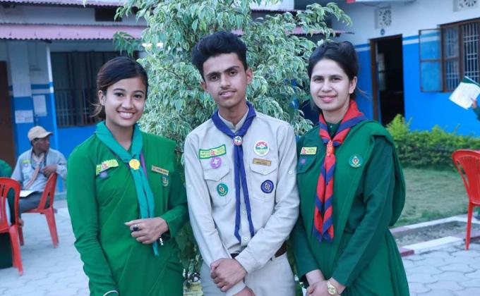 Regional scout leader training