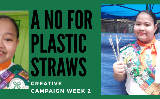 A NO FOR PLASTIC STRAWS: CREATIVE CAMPAIGN WEEK 2