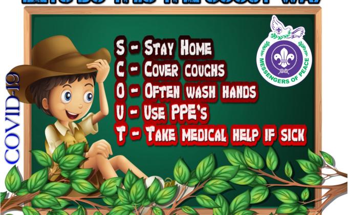 Lets Work TOGETHER to Prevent COVID-19 - "THE SCOUT WAY"
