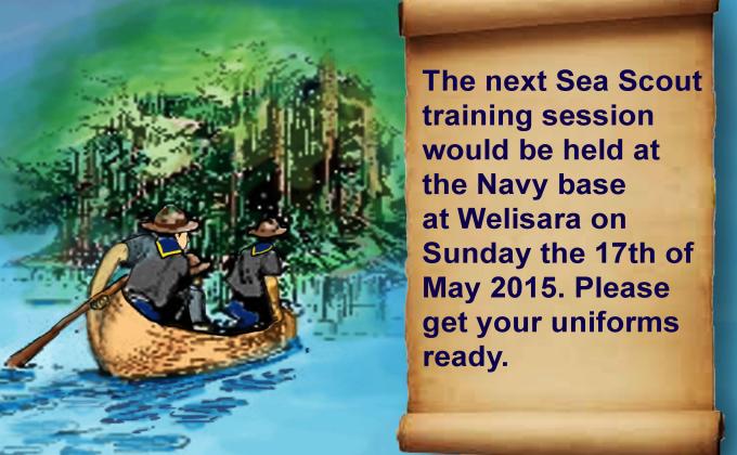 sea Scout training by the Sri Lanka Navy