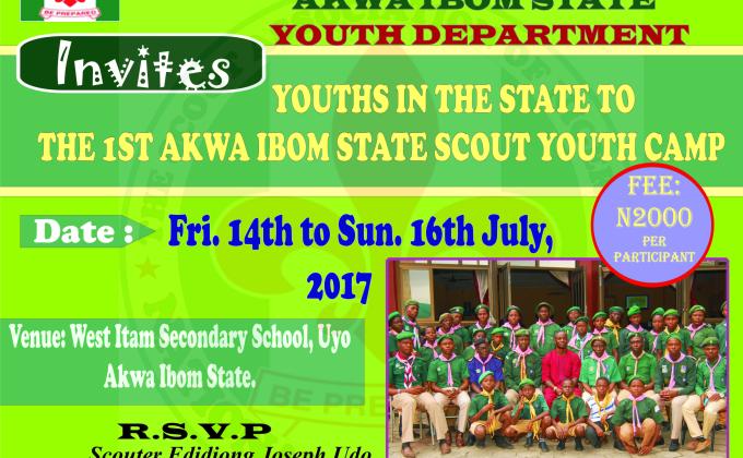 AKWA IBOM STATE SCOUT YOUTHS HOLD THE 1ST STATE YOUTH CAMP