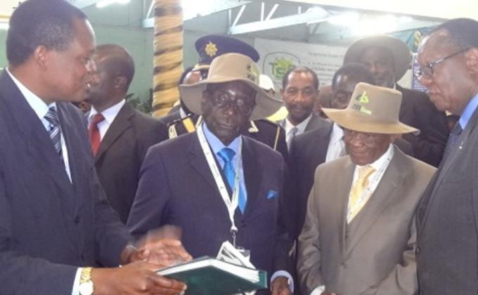 THE PRESIDENT of the Republic 0f Zimbabwe , His Excellence CDE. R. G. Mugabe officially launch the 2016 AGRICULTURAL SHOW